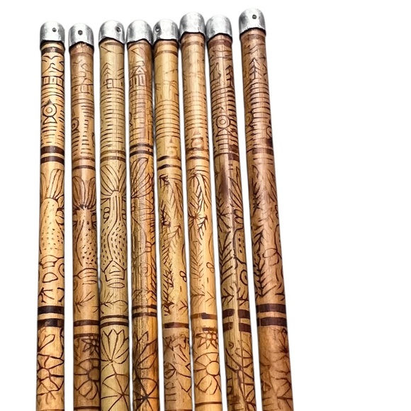 Vintage Chopsticks Sushi-Stabchen wood‎ | Wood chopsticks wrapped with paper and - Picture 3 of 5